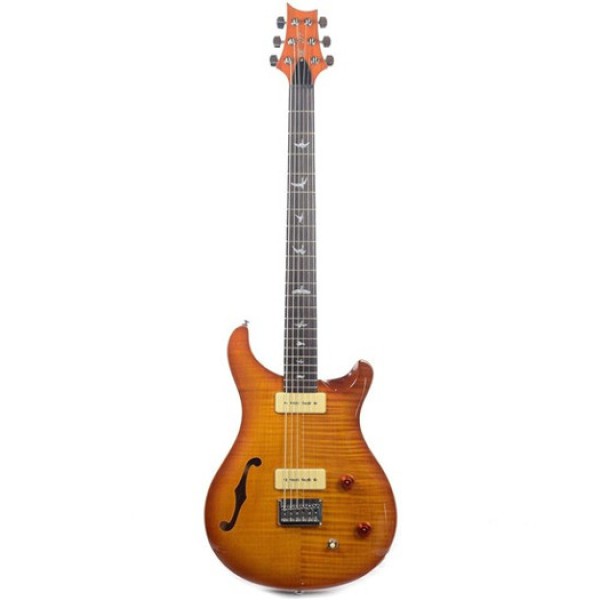 PRS SE 277 Semi-Hollow Soapbar Elektro Gitar (Vintage Sunburst)