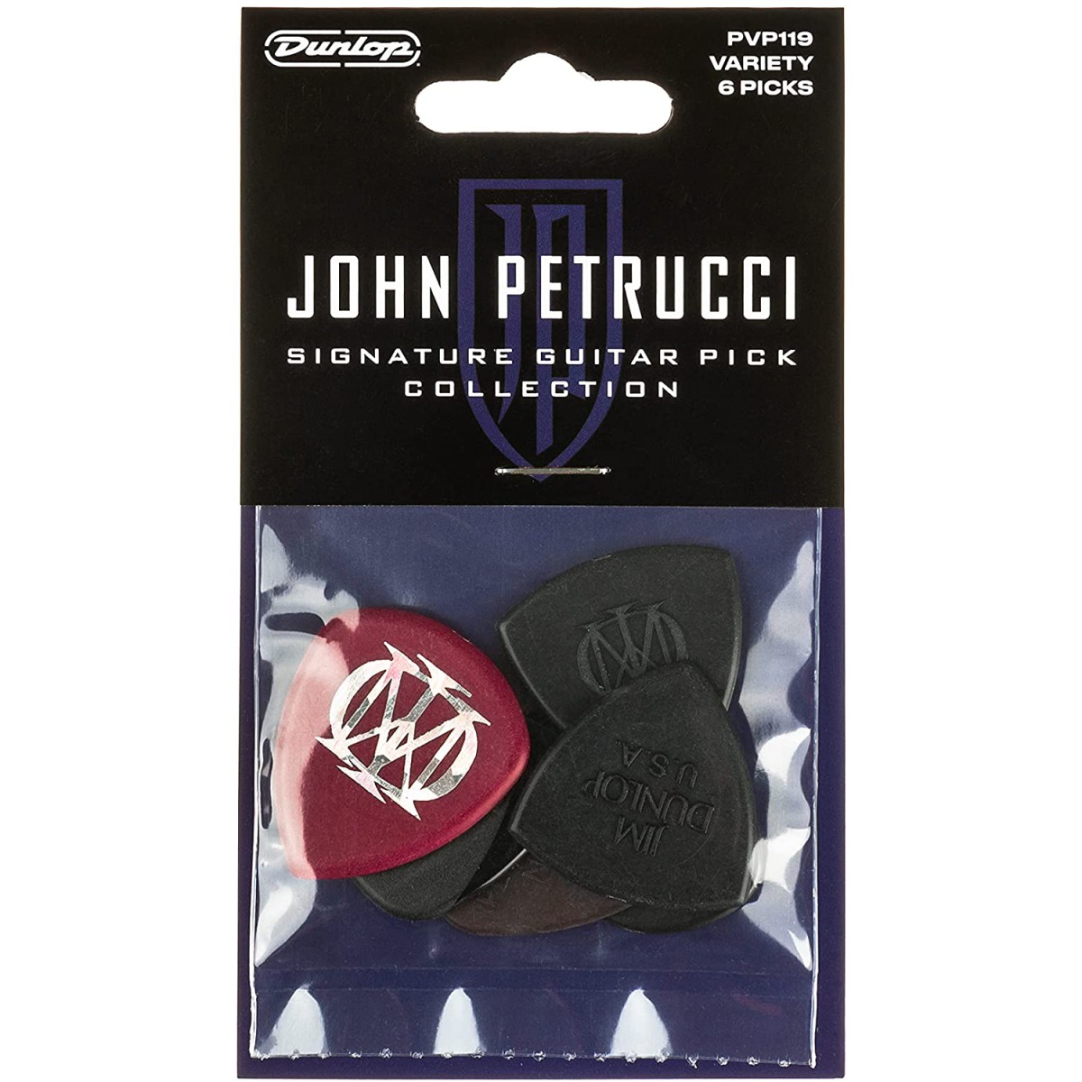 Jim Dunlop PVP119 Petrucci Variety 6lı Paket Pena Jim Dunlop PVP119 Petrucci Variety 6lı Paket Pena