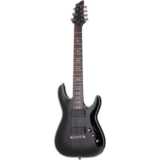Schecter Hellraiser C-7 7 Telli Elektro Gitar (Siyah)