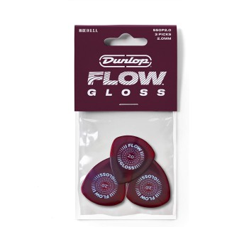 Jim Dunlop 550P2.0 Flow Gloss 3lü Pena Jim Dunlop 550P2.0 Flow Gloss 3lü Pena