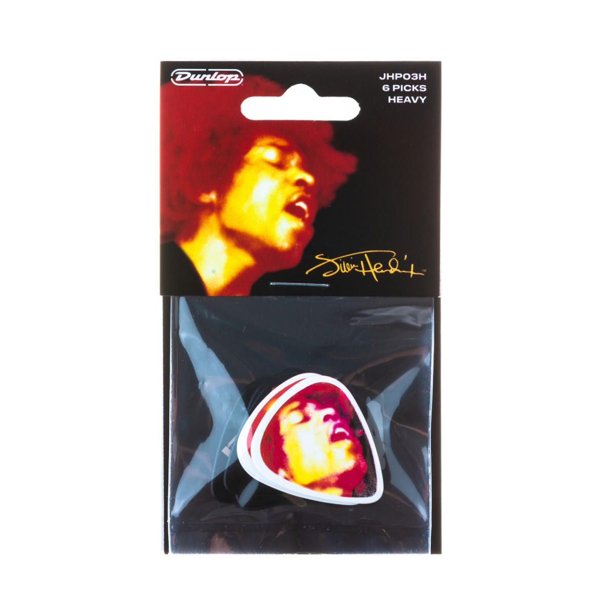 Jim Dunlop JHP03H Hendrix Electric Ladyland 6lı Pena Jim Dunlop JHP03H Hendrix Electric Ladyland 6lı Pena