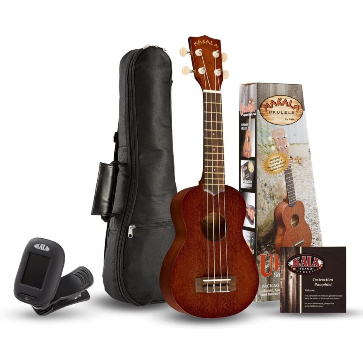 Kala MK-S/PACK Makala Soprano Ukulele Seti (Natural) Kala MK-S/PACK Makala Soprano Ukulele Seti (Natural)