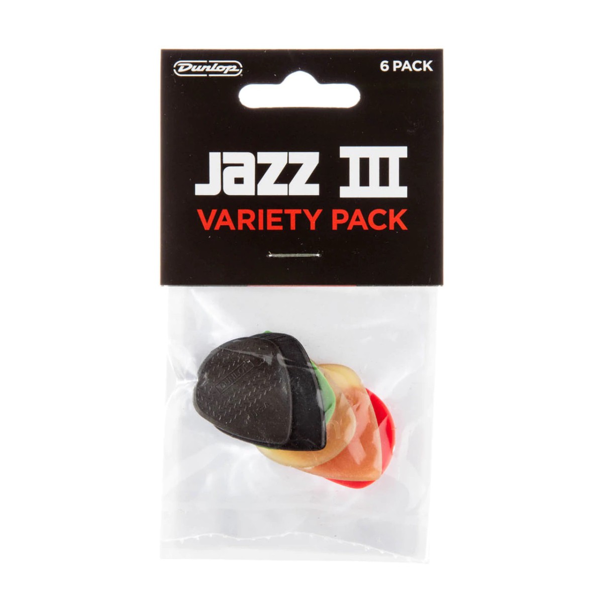 Jim Dunlop PVP103 Jazz Variety 6lı Paket Pena Jim Dunlop PVP103 Jazz Variety 6lı Paket Pena