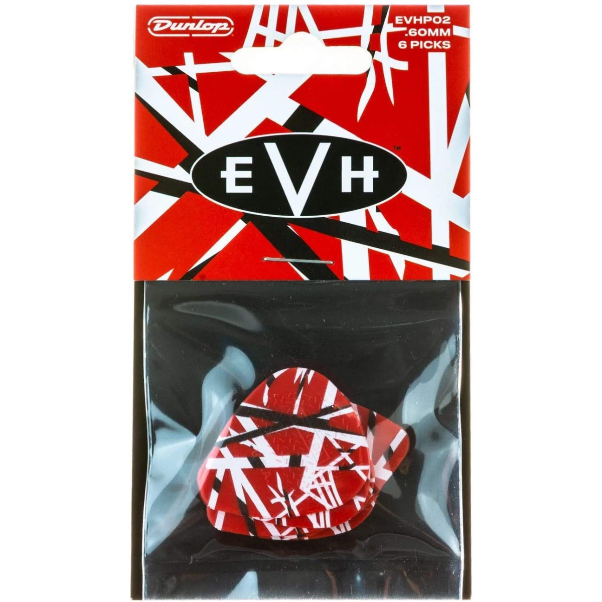Jim Dunlop EVHP02 Eddie Van Halen Frankenstein 6lı Paket Pena (0.60 mm) Jim Dunlop EVHP02 Eddie Van Halen Frankenstein 6lı Paket Pena (0.60 mm)