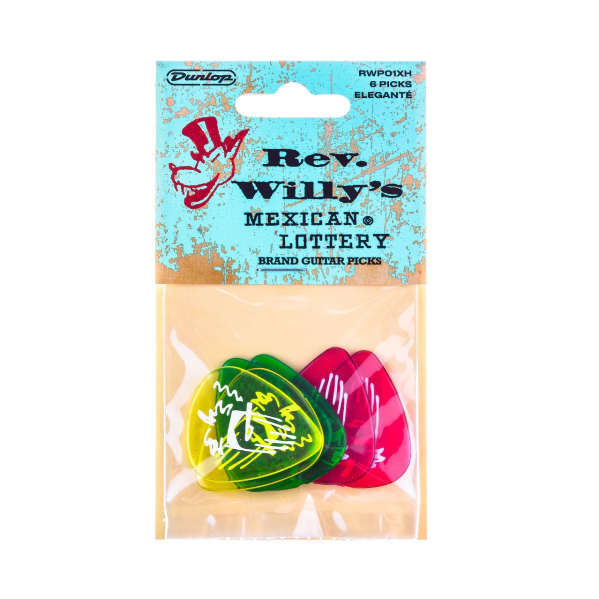 Jim Dunlop RWP01XH Rev Willy 6lı Set Pena (Extra-Heavy) Jim Dunlop RWP01XH Rev Willy 6lı Set Pena (Extra-Heavy)
