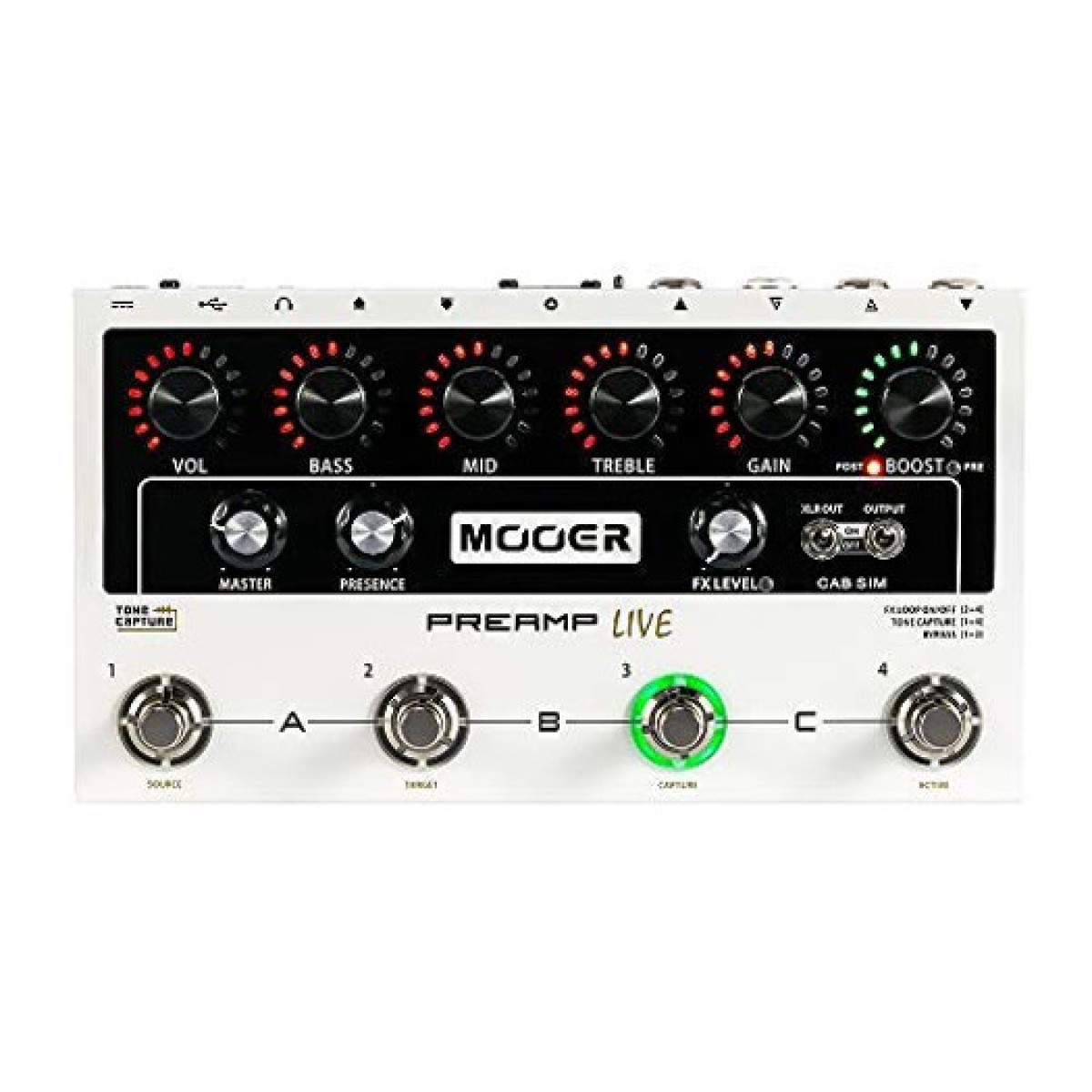 Mooer M999 PreAMP Live DiJital Multi Efekt Pedalı