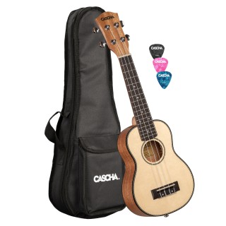 Cascha HH 2148 Maun Soprano Ukulele Set (Natural) Cascha HH 2148 Maun Soprano Ukulele Set (Natural)