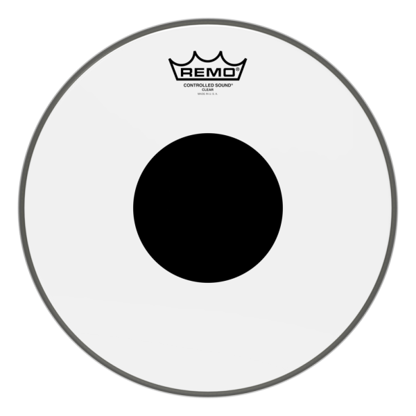 REMO CS-0312-10- Controlled Sound® Şeffaf Top Black Dot™ 12