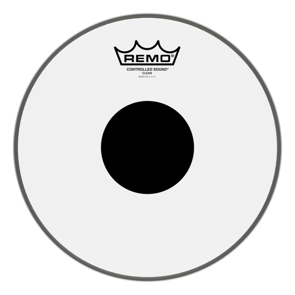 REMO CS-0310-10- Controlled Sound® Şeffaf Top Black Dot™ 10