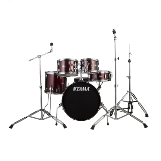TAMA SG50H6-WR – Stagestar Wine Red 5 Parça (20B/10T/12T/14F/14S) Aksamlı Akustik Davul Seti