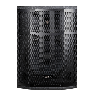 Kozmos KPA-15AU / 15-İnç Aktif Hoparlör - Ahşap Kabin – Bluetooth / FM / USB Slot / LCD Ekranlı
