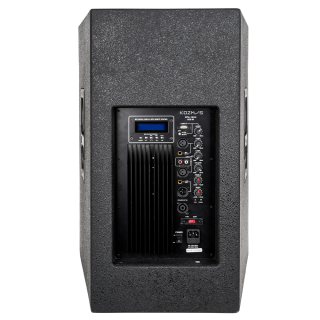 Kozmos KPA-15AU / 15-İnç Aktif Hoparlör - Ahşap Kabin – Bluetooth / FM / USB Slot / LCD Ekranlı