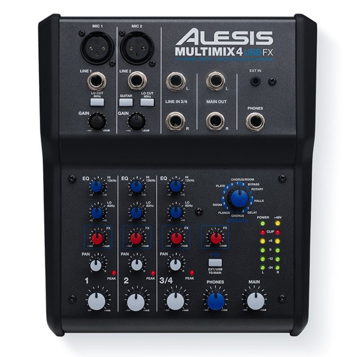 Alesis MULTIMIX 4 USB FX Mixer Ses Kartı Alesis MULTIMIX 4 USB FX Mixer Ses Kartı