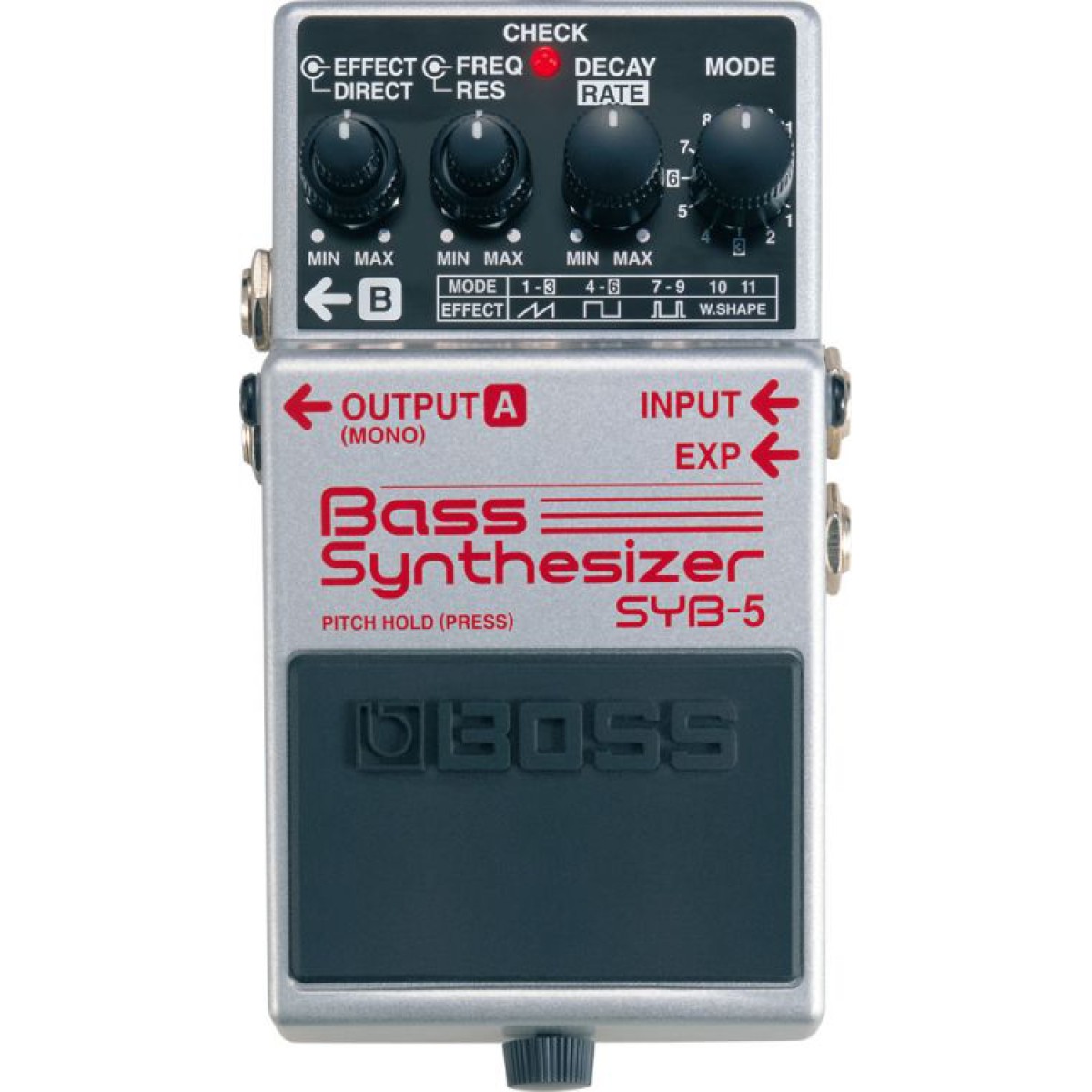 Boss SYB-5 Bas Synthesizer Compact Pedal Boss SYB-5 Bas Synthesizer Compact Pedal