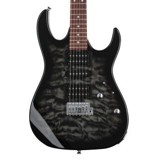 Ibanez GRX70QA-TKS Transparent Black Sunburst Elektro Gitar