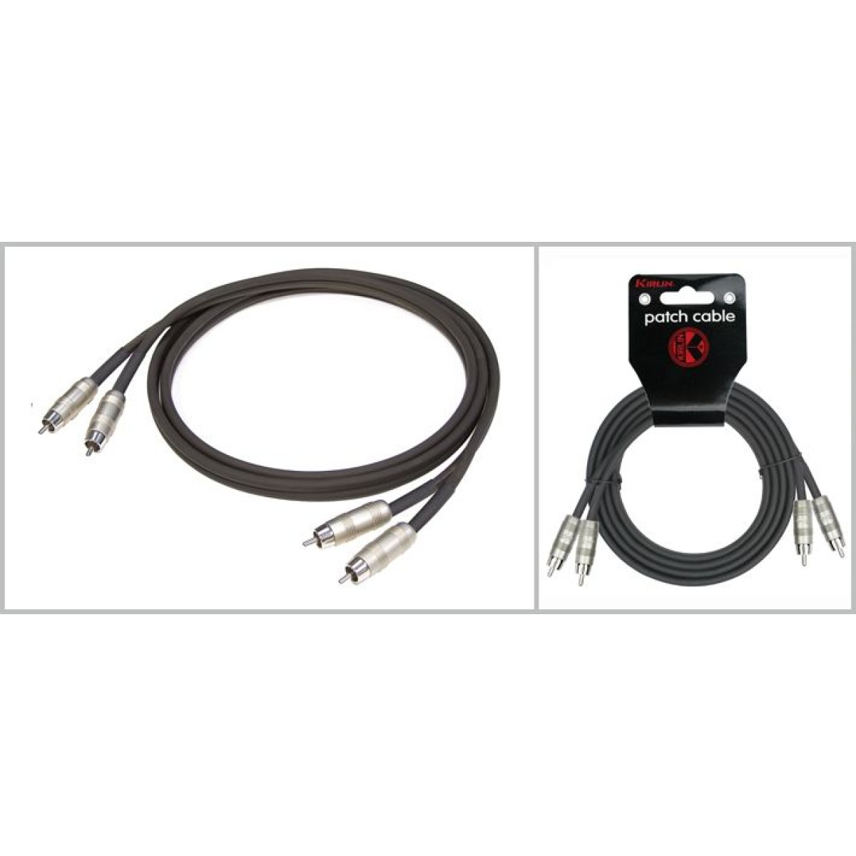 KIRLIN AP-401PR-2M-BK 2 Metre RCA Ses Kablosu