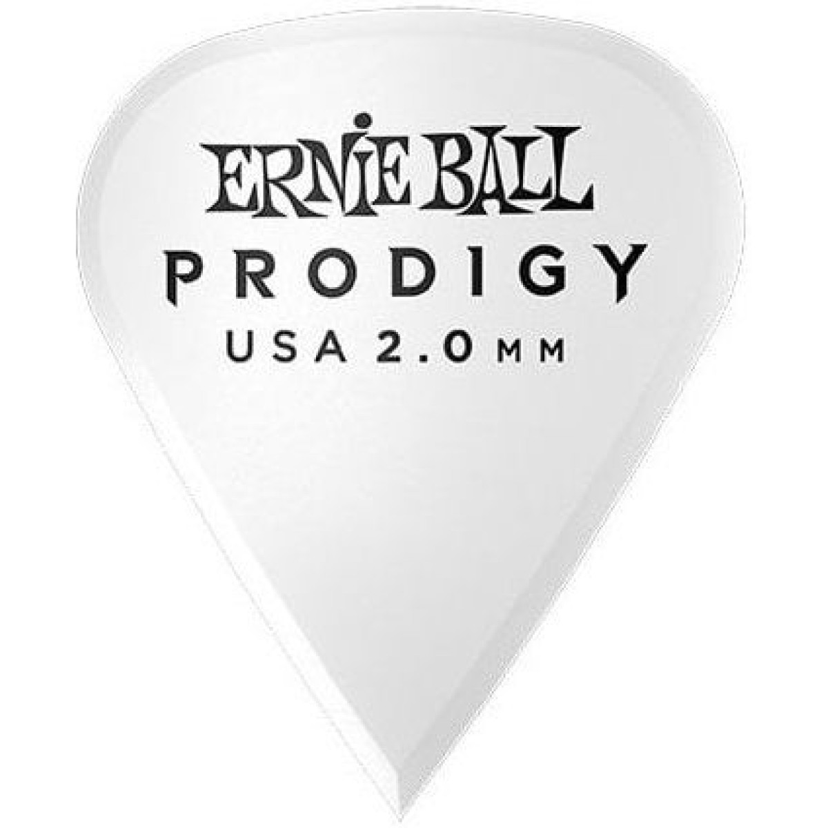 Ernie Ball P09341 / 2.0MM White Sharp Prodigy Pick Ernie Ball P09341 / 2.0MM White Sharp Prodigy Pick
