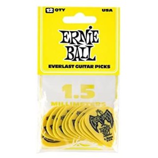 ERNIE BALL P09195 Evarlast Sarı 1.5 mm 12li Paket Pena ERNIE BALL P09195 Evarlast Sarı 1.5 mm 12li Paket Pena
