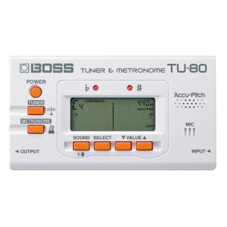 BOSS TU-80-WH(E CHROMATIC TUNER