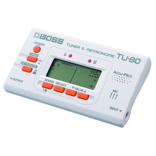 BOSS TU-80-WH(E CHROMATIC TUNER