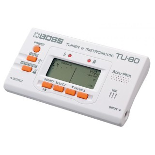 BOSS TU-80-WH(E CHROMATIC TUNER