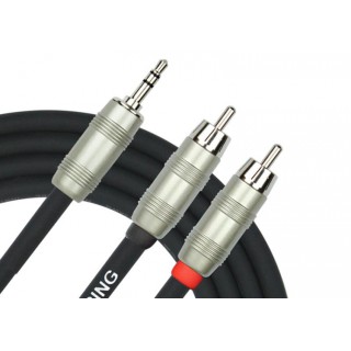 KIRLIN LGY-364L-2M-BK Ses Bağlantı Kablosu