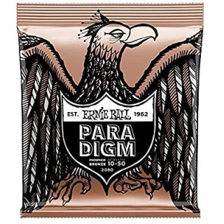 ERNIE BALL P02080 Paradigm Ekstra Light Fosfor Bronz 10-50 Akustik Gitar Tel Seti