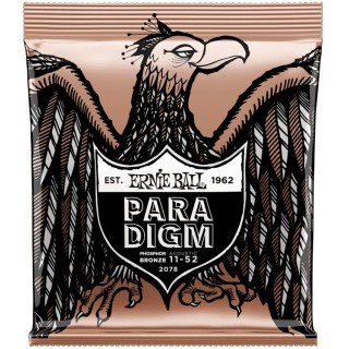 ERNIE BALL P02078 Paradigm Light Fosfor Bronz 11-52 Akustik Gitar Tel Seti