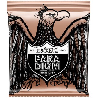 ERNIE BALL P02076 Paradigm Medium Light Fosfor Bronz 12-54 Akustik Gitar Tel Seti