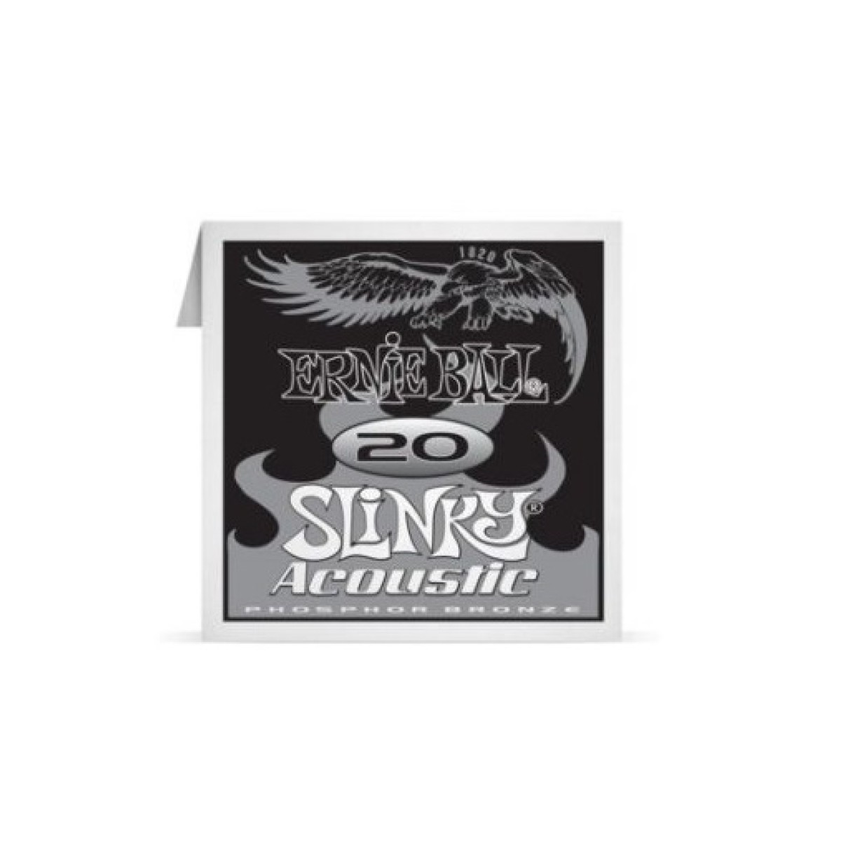 ERNIE BALL P01820 .020 Earthwood Fosfor Bronz Sargılı Akustik (Tek Tel)
