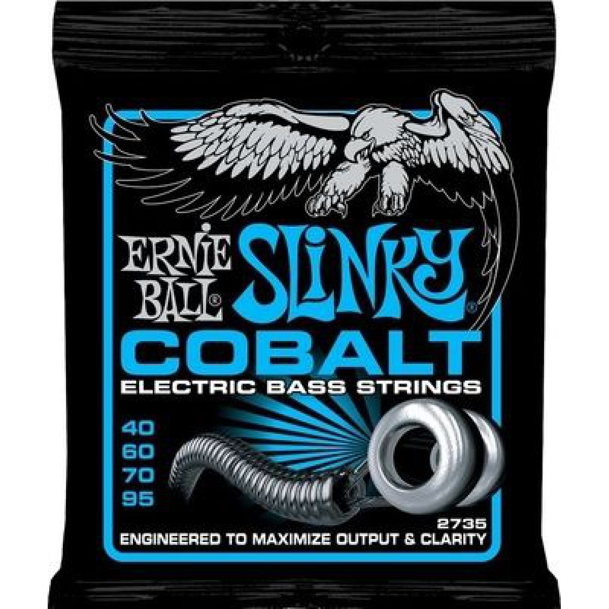 Ernie Ball P02735 Cobalt Extra Slinky Bas Gitar Teli