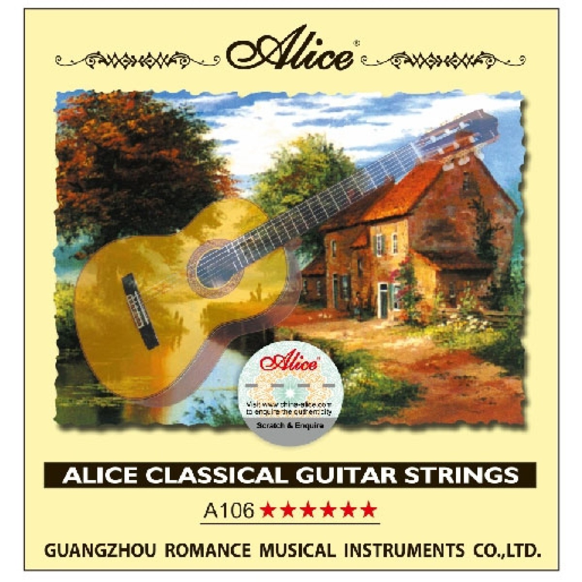 ALICE A106-Hard Tension Klasik Gitar Teli ALICE A106-Hard Tension Klasik Gitar Teli
