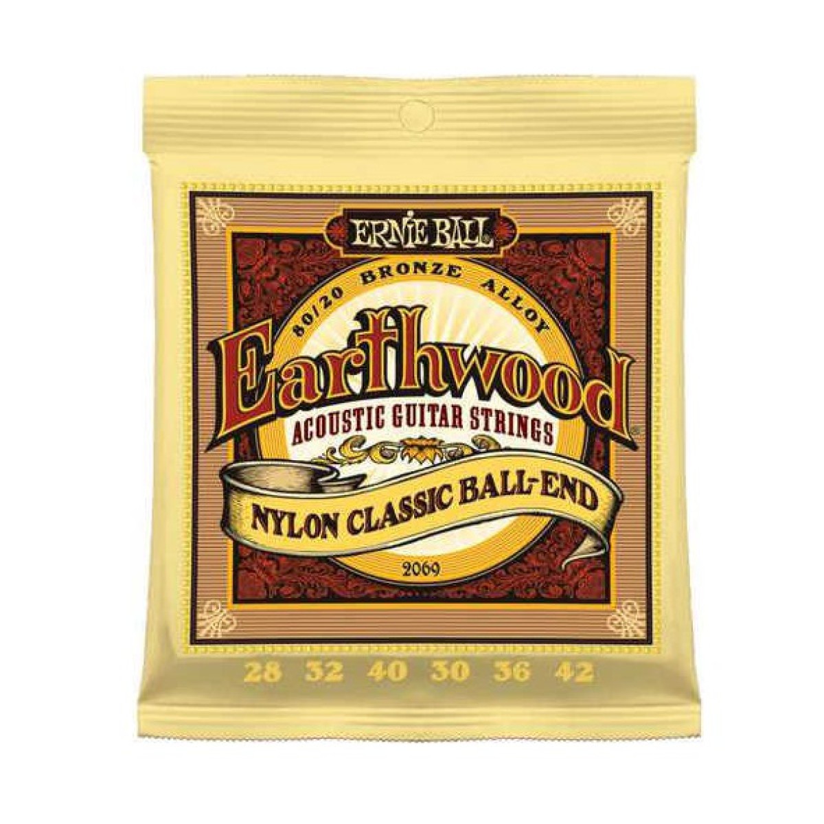 Ernie Ball P02069 Earthwood Folk Klasik Gitar Teli Ernie Ball P02069 Earthwood Folk Klasik Gitar Teli