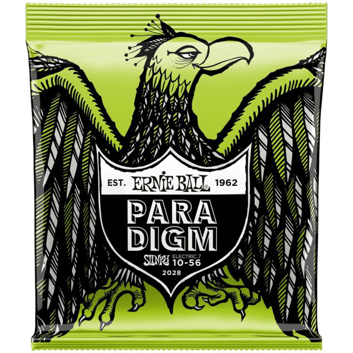 ERNIE BALL P02028 Paradigm 7 telli Regular Slinky 10-56 Elektro Gitar Tel Seti