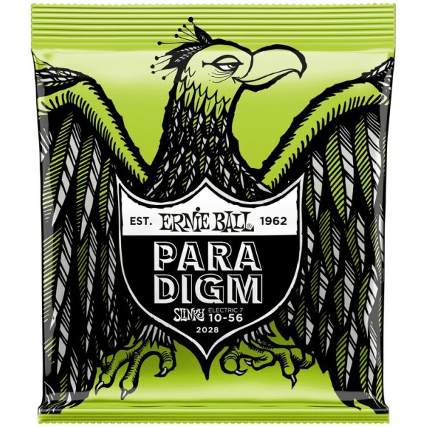 ERNIE BALL P02028 Paradigm 7 telli Regular Slinky 10-56 Elektro Gitar Tel Seti