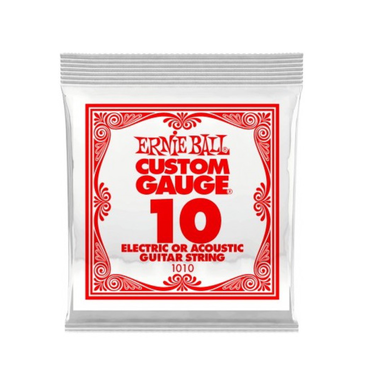 ERNIE BALL P01010 .010 Sargısız Çelik Elektro (Tek Tel)