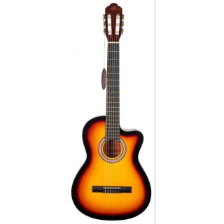BARCELONA LC 3900 CSB / Cutaway Klasik Gitar - Sunburst Renk