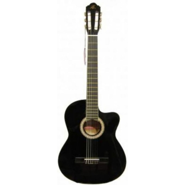 Barcelona LC 3900 CBK Cutaway Siyah Klasik Gitar