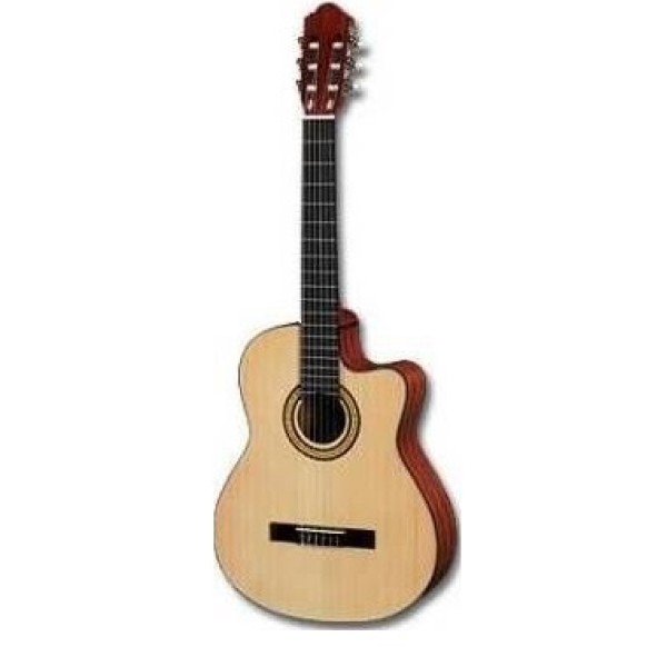 Barcelona LC 3900 CEQ NL Elektro Klasik Gitar