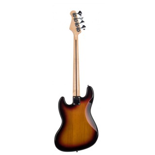 KOZMOS KJB-ALDJJ-GMN-3TS Jazz Bass Akçaağaç Klavye Sunburst Bas Gitar