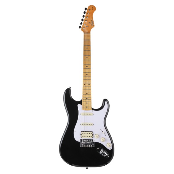 Kozmos KST-57HSS-GMN-BK 57 HSS Akçaağaç Klavye Siyah Elektro Gitar
