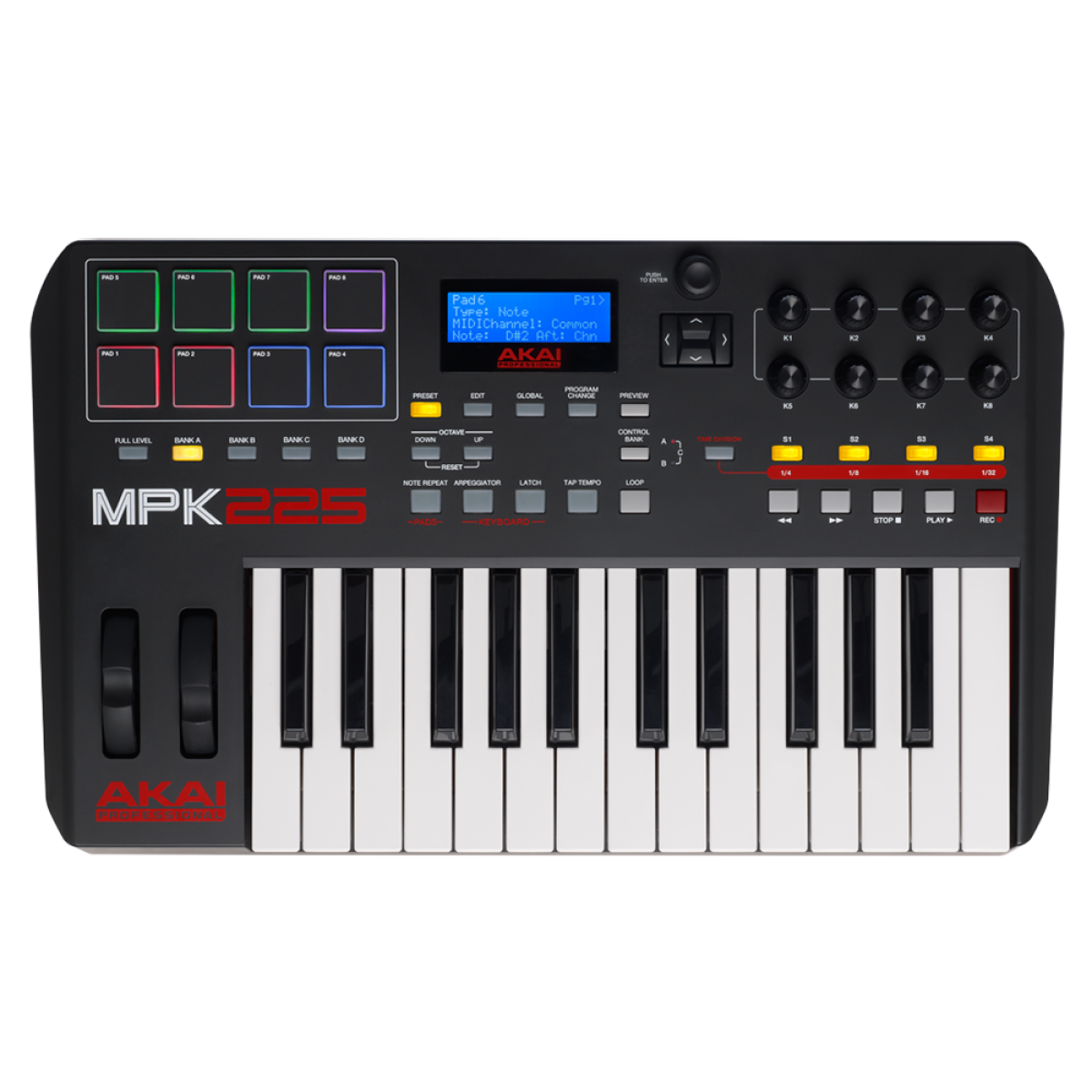 AKAI MPK225 / 25 Tuş MIDI Klavye