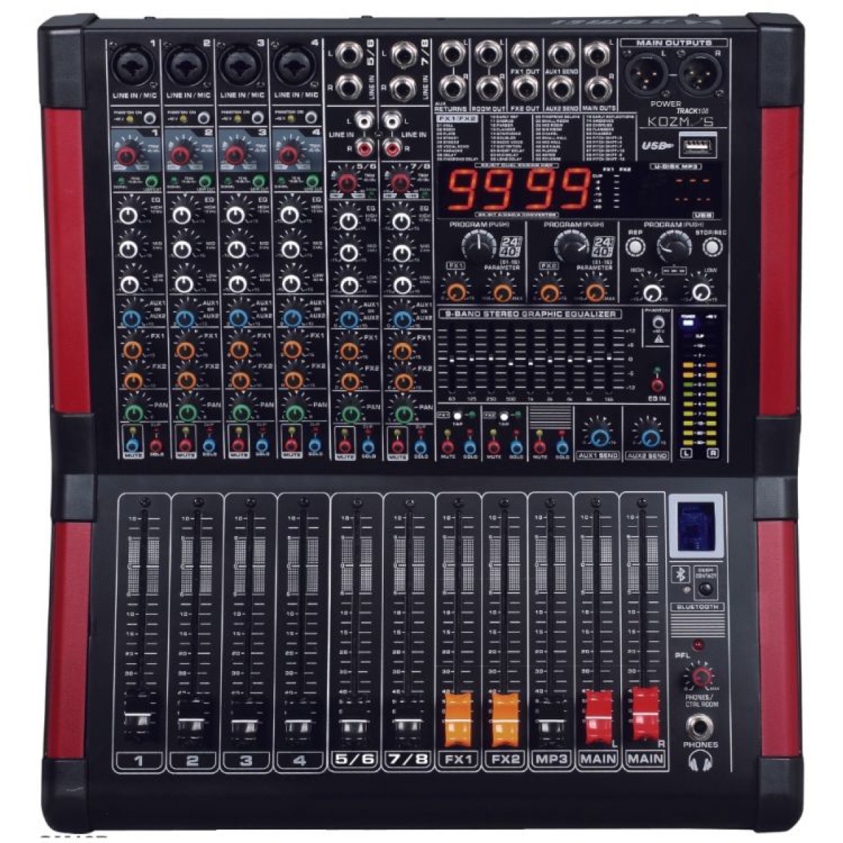 Kozmos PowerTrack-108P / 2 x 500W Power Mixer