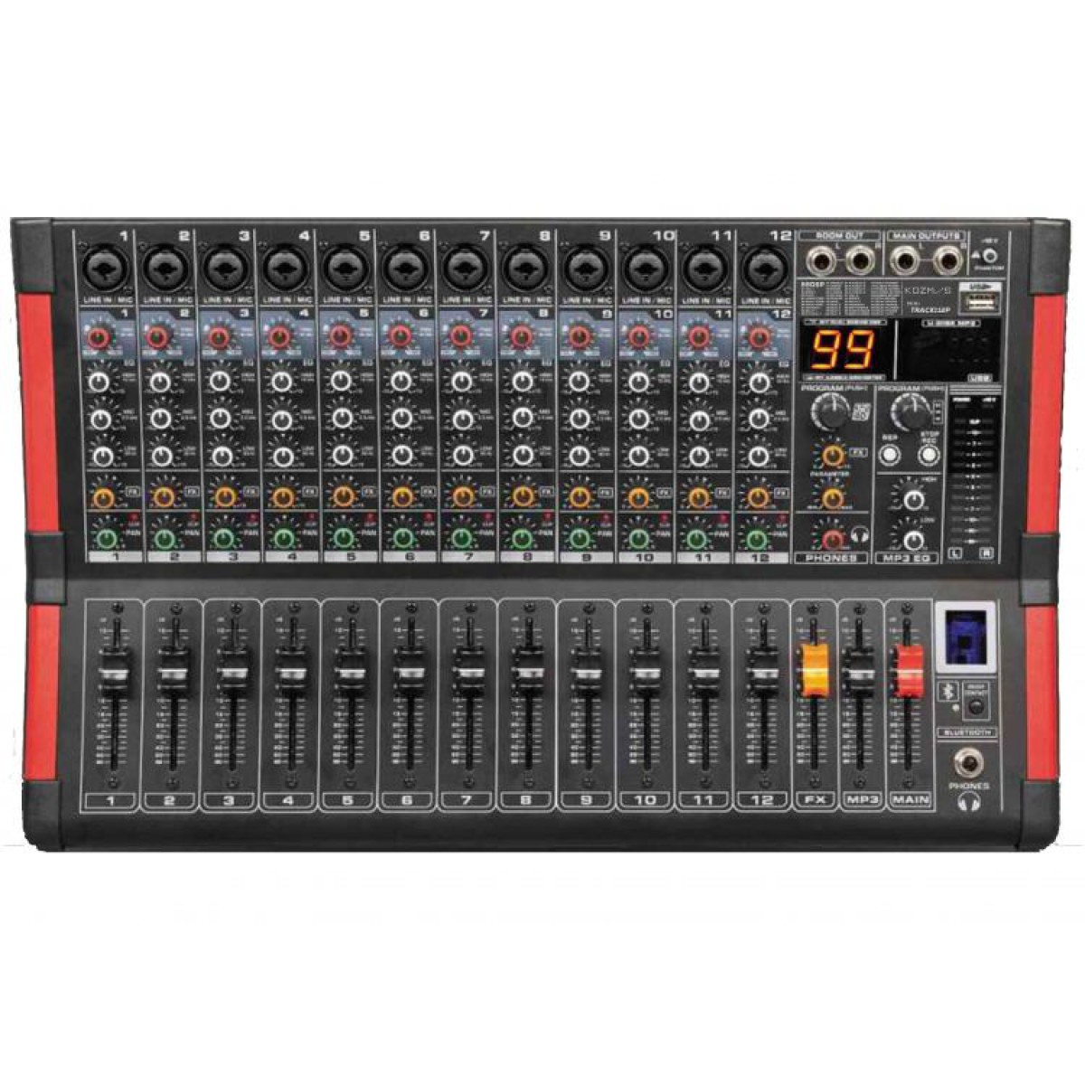 Kozmos MiniTrack-112P / 2 x 250W Power Mixer