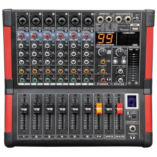 Kozmos MiniTrack-106P / 2 x 250W Power Mixer