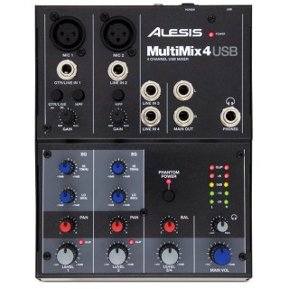 Alesis MultiMix 4 USB Mixer