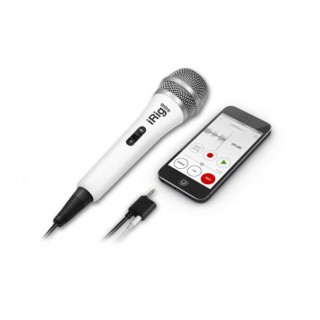 IK Multimedia iRig Voice White Karaoke Mikrofonu (iOS & Android)