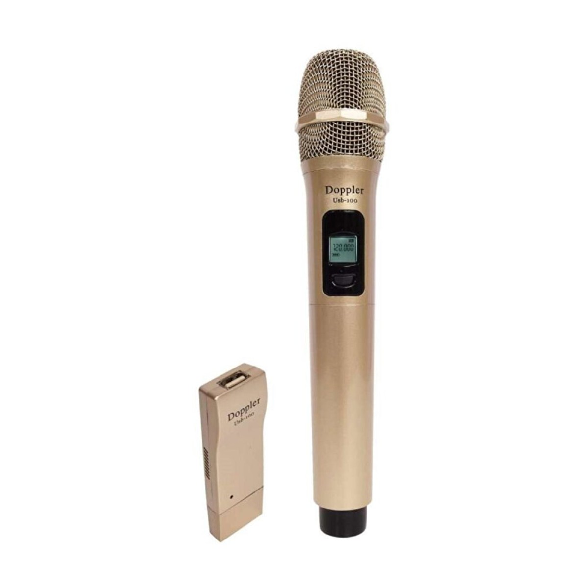 Usb-100 Usb Ile Çalışan Telsiz Kablosuz Mikrofon Altın