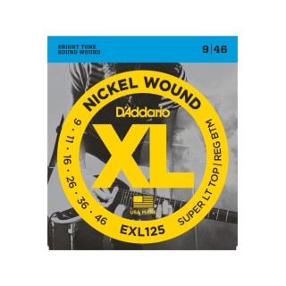 Daddarıo Exl125 Elektro Gitar Tel Seti, Xl, 9-46, Super Lıght