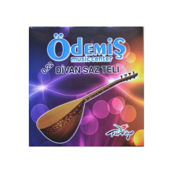 Ödemiş Divan Saz Teli 0,22 - Bağlama Teli